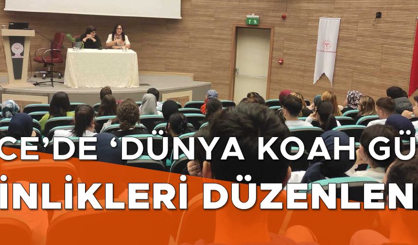 DÜZENLENEN ETKİNLİKLERLE FARKINDALIK ARTIRILDI