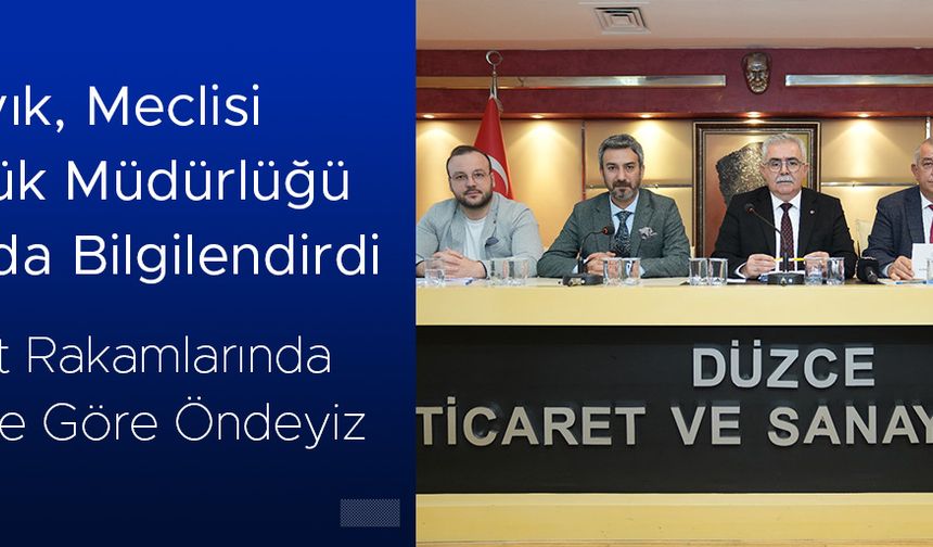 “DÜZCE İHRACATTA BÜYÜMEYE DEVAM EDİYOR”