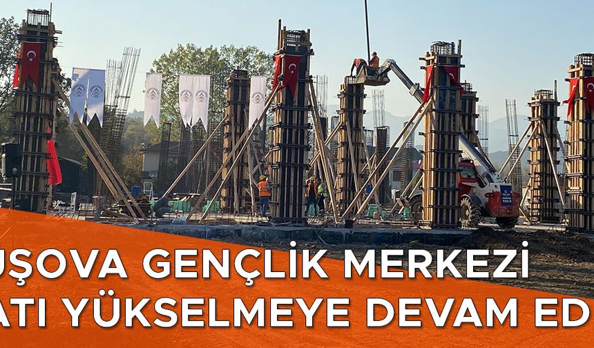 GENÇLİK MERKEZİ İÇİN BETON ATMA TÖRENİ DÜZENLENDİ