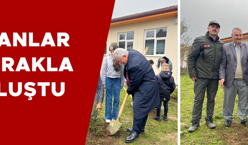 KAYNAŞLIDA AĞAÇLARINDIRMA ÇALIŞMASI YAPILDI