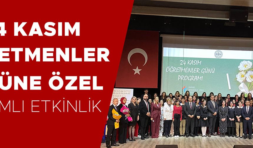 FARABİ ANADOLU LİSESİ’NDEN DUYGU DOLU KUTLAMA