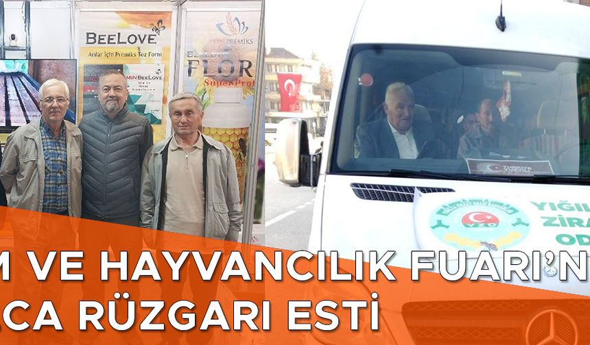 YIĞILCALI ÜRETİCİLER FUARA YOĞUN İLGİ GÖSTERDİ