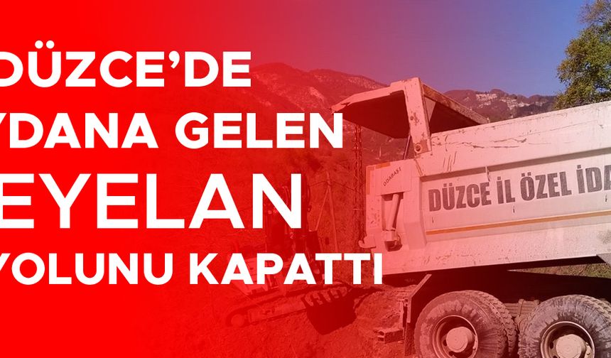 İL ÖZEL İDARESİ EKİPLERİ HEYELAN BÖLGESİNDE ÇALIŞMALARINA DEVAM EDİYOR