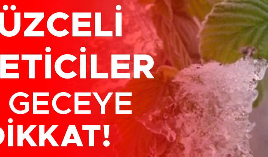 HEM VALİLİK, HEM DE METEOROLOJİ UYARDI