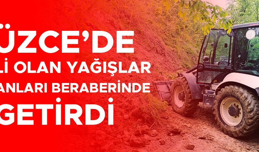 HEYELAN NEDENİYLE KAPANAN KÖY YOLU YENİDEN ULAŞIMA AÇILDI