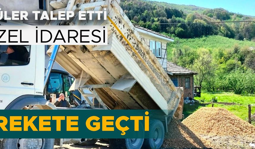 HOŞAFOĞLU KÖY YOLU DAHA GÜVENLİ VE KONFORLU HALE GETİRİLDİ