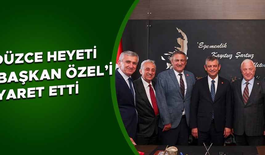 DAĞISTANLI: “GENEL BAŞKANIMIZ ÖZGÜR ÖZEL MİTİNG İÇİN DÜZCE’YE GELECEK”