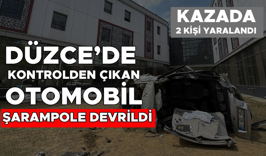 KAZA ANI GÜVENLİK KAMERASINA YANSIDI