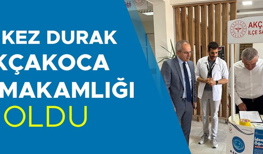 KAYMAKAM VE BAŞKAN DA STANDI ZİYARET ETTİ