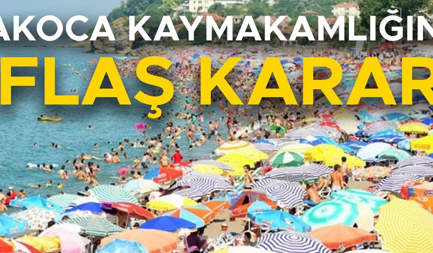 DENİZE GİRMEK YASAKLANDI