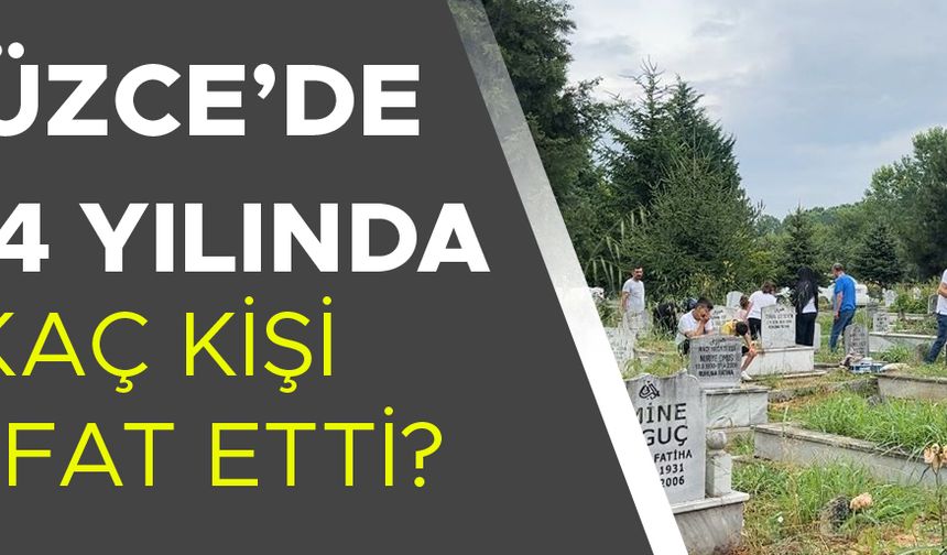 ÖLÜM SAYILARI VE NEDENLERİ ARAŞTIRILDI