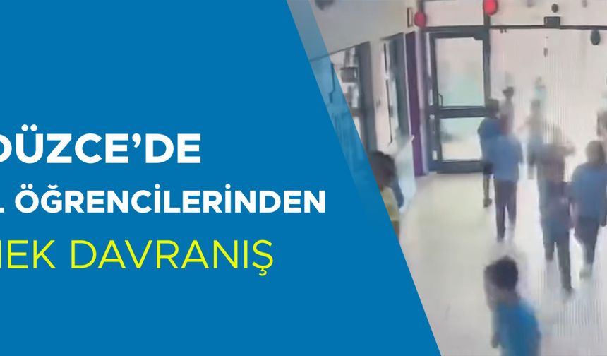 ÖĞRENCİLERİN ÇEVRE TEMİZLİĞİ DUYARLILIĞI GÜVENLİK KAMERASINDA
