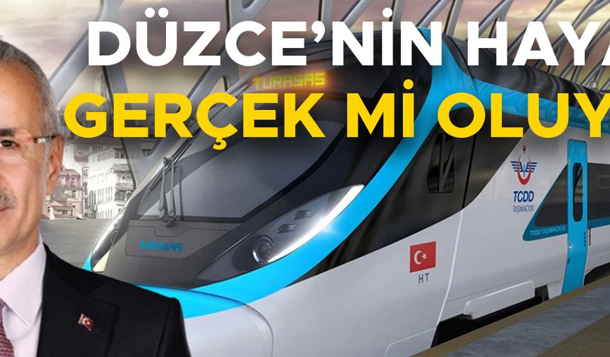 BAKAN URALOĞLU’NDAN SÜPER HIZLI TREN MÜJDESİ…