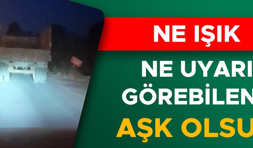 HİÇ ÖNLEM ALMADAN TRAFİĞE ÇIKAN TRAKTÖRLER TEHLİKE SAÇIYOR