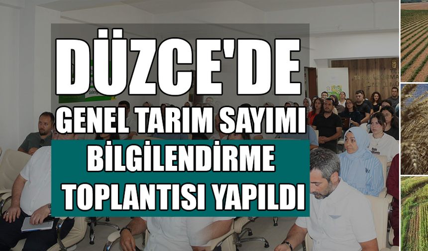 İL MÜDÜRÜ UZUN: “BU SAYIM, ÜLKEMİZ TARIMI ADINA ÇOK DEĞERLİ BİR ÇALIŞMADIR”