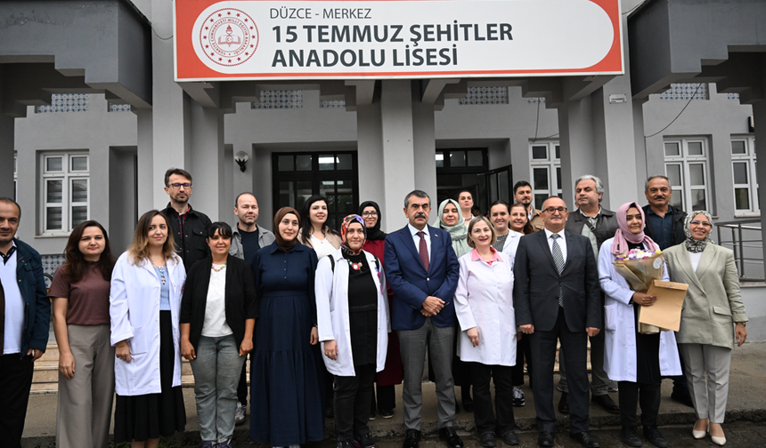 MİLLİ EĞİTİM BAKNI YUSUF TEKİN DÜZCE'DE