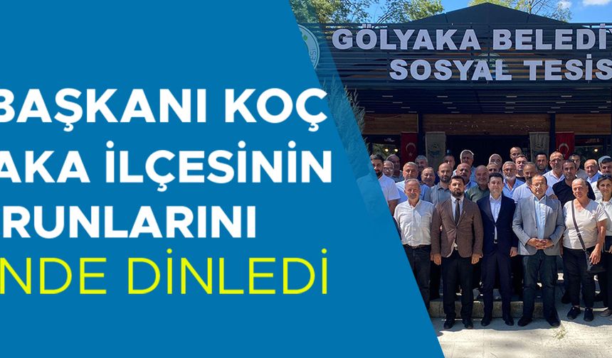 MAHALLE VE KÖY MUHTARLARI İLE TOPLANTI DÜZENLEDİ