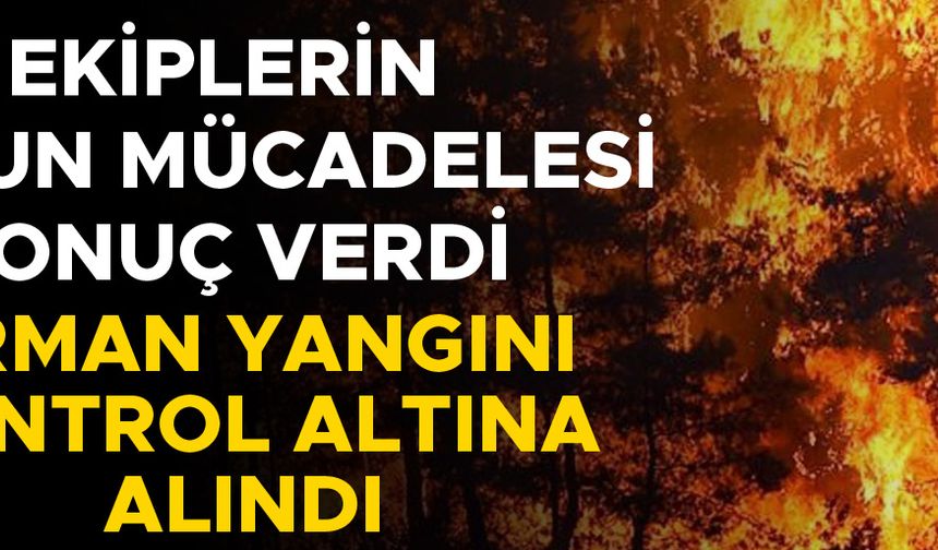 YANGINDAN ETKİLENEN 4 KİŞİYE SAĞLIK EKİPLERİ MÜDAHALE ETTİ