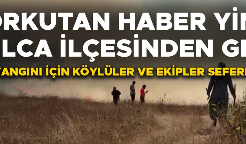 YANGIN HAVADAN VE KARADAN YÜRÜTÜLEN ÇALIŞMALARLA KONTROL ALTINA ALINDI