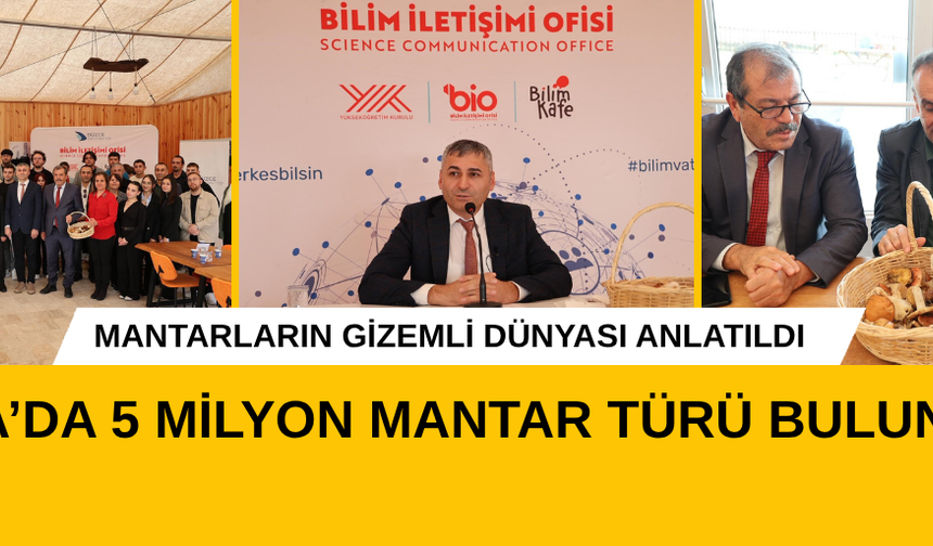 MANTARLARIN GİZEMLİ DÜNYASI ANLATILDI