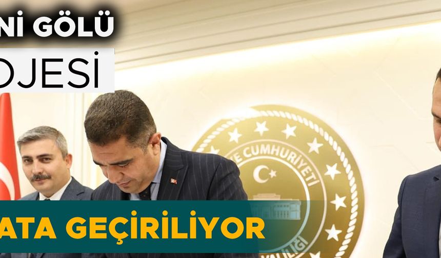 PROJE İLE İLGİLİ PROTOKOL İMZALANDI
