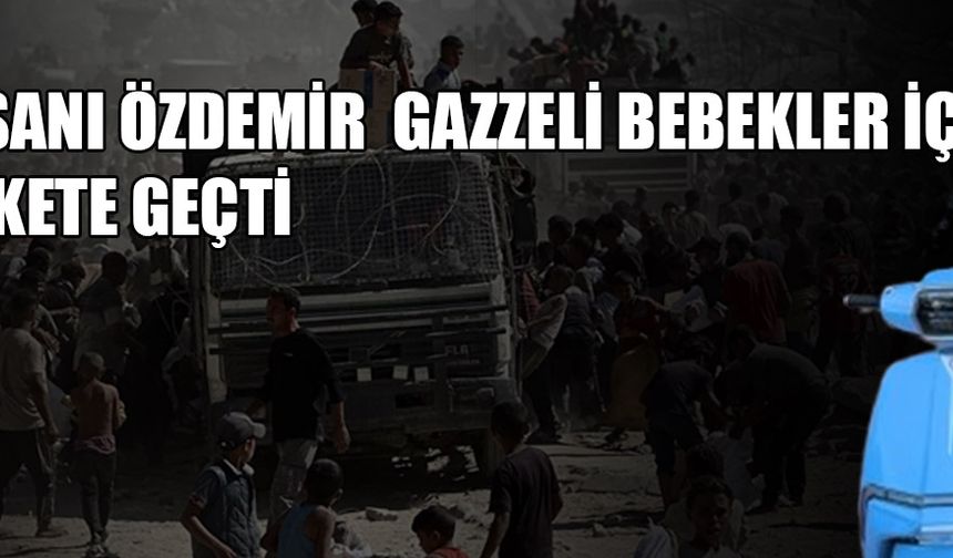 65 BİN TL’LİK MOTOSİKLETİN GELİRİNİ BEBEKLERİN MAMA İHTİYACI İÇİN BAĞIŞLAYACAK