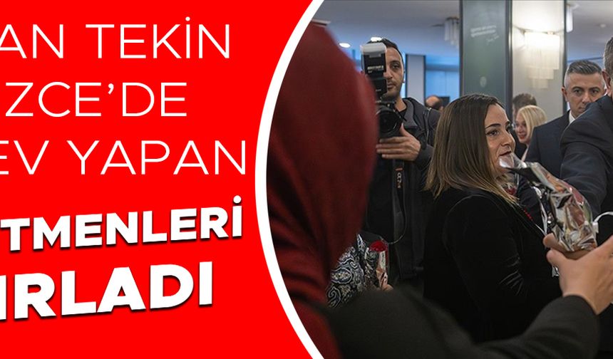 “SİZLERİN ELİNDE YETİŞEN ADİL, ÜRETKEN VE ERDEMLİ NESİL OLACAK”