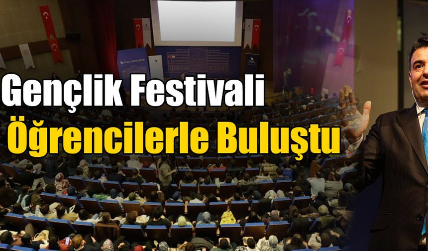 BAKAN YARDIMCISI BOYRAZ UFEST GENÇLİK FESTİVALİNDE DÜZCE ÜNİVERSİTESİ’NE KONUK OLDU