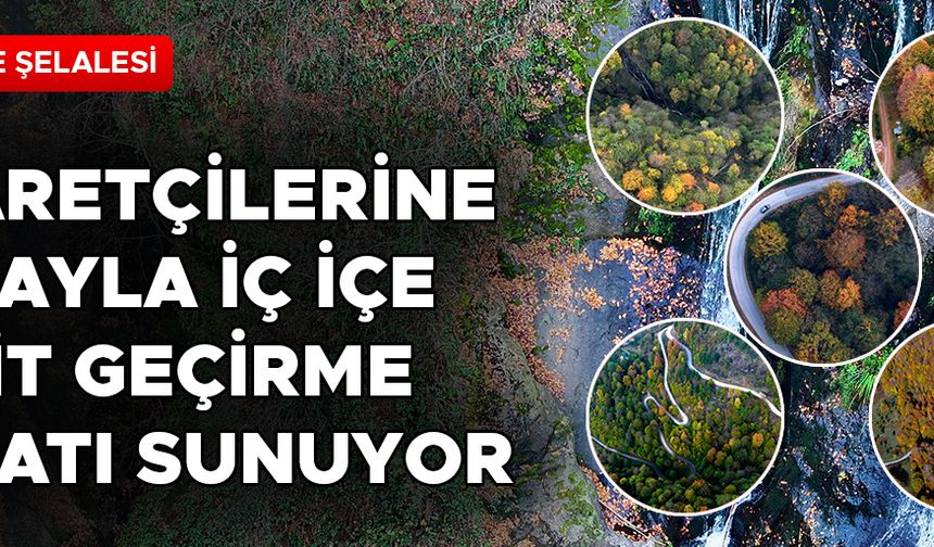 GÜZELDERE ŞELALESİ TABİAT PARKI'NDA SONBAHAR RENKLERİ