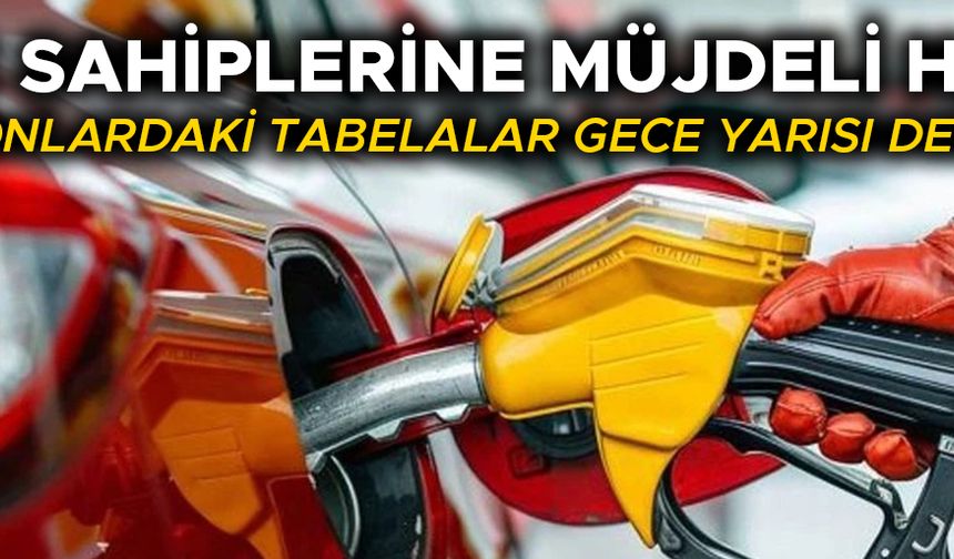 BENZİN VE MOTORİN FİYATLARINA ÇİFTE İNDİRİM GELİYOR