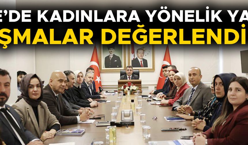 VALİ ASLAN: “KADINLARIN HER DÜZEYDA TEMSİLLERİNİN ARTMASI İÇİN ÇALIŞMALAR YAPILIYOR”