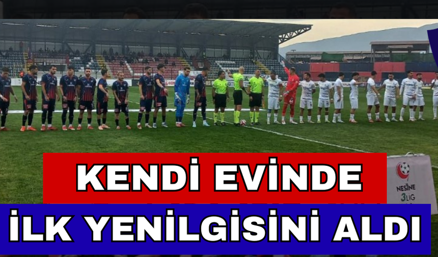 DÜZCESPOR, KENDİ SAHASINDA İLK MAĞLUBİYETİNİ ALDI