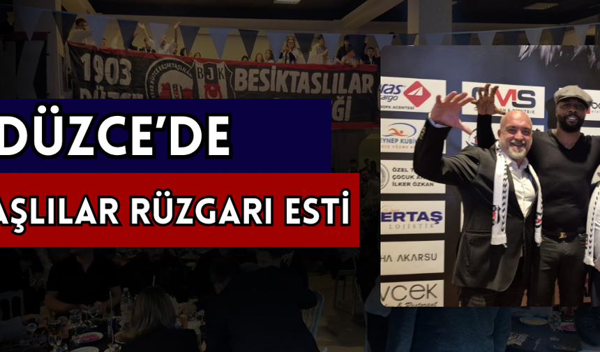 EFSANE FUTBOLCULAR DÜZCELİ TARAFTARLARLA BİR ARAYA GELDİ