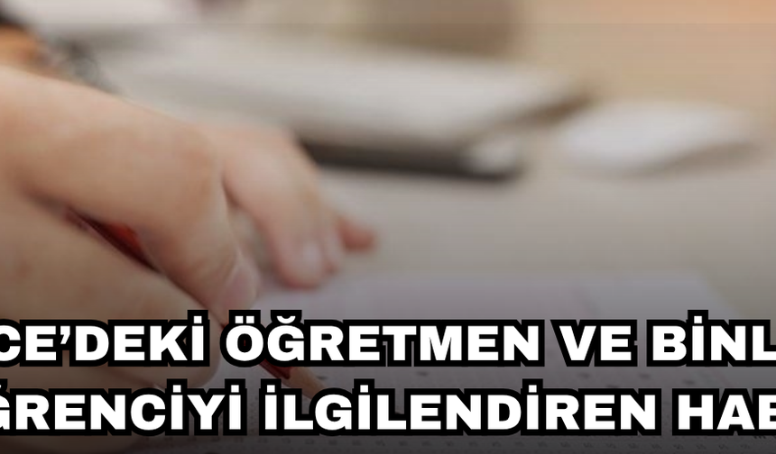 YENİ SİSTEM DÜZCE’DEKİ OKULLARIN TÜM KADEMELERİNDE YAPILANDIRILACAK