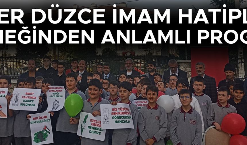 “TÜRKİYE YEŞERİYOR, GAZZE GÜÇLENİYOR”