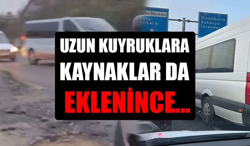 DÜZCELİ VATANDAŞLAR TRAFİKTE YAŞANAN KEŞMEKEŞLİĞE İSYAN EDİYOR