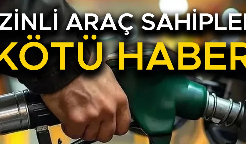 BENZİNE KALLAVİ ZAM GELİYOR…