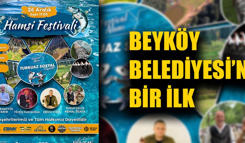 BELEDİYE ‘HAMSİ FESİTVALİ’ İÇİN HAREKETE GEÇTİ