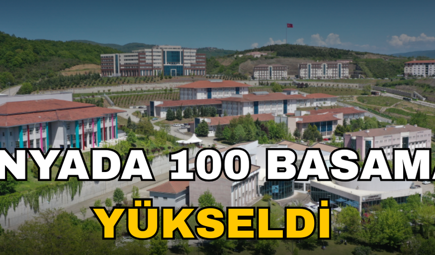 DÜZCE ÜNİVERSİTESİ BÜYÜK BİR BAŞARIYA İMZA ATTI