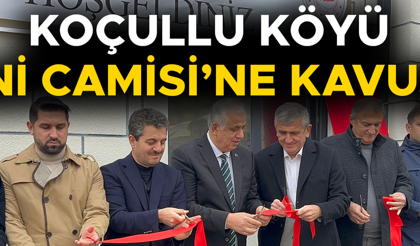 KÖY CAMİSİ DÜZENLENEN TÖRENİN ARDINDAN İBADETE AÇILDI