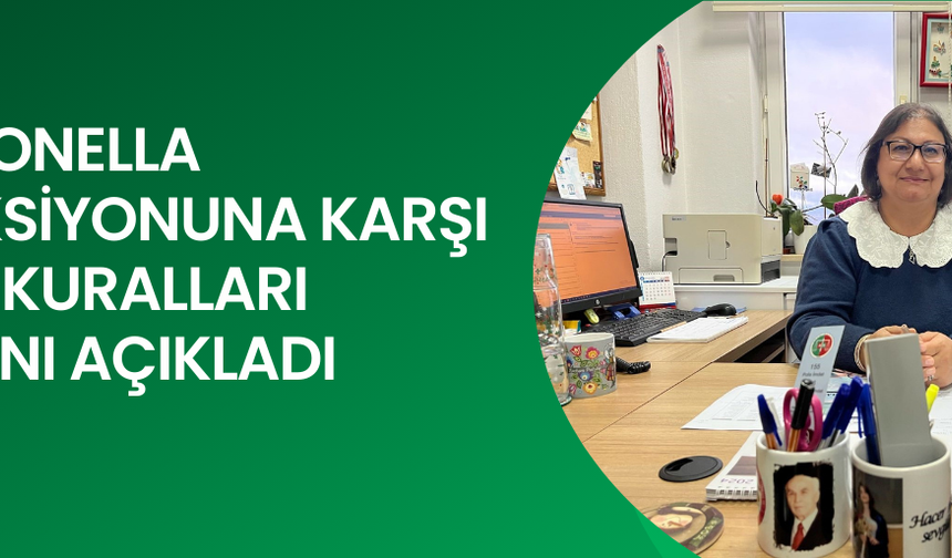 SALMONELLA ENFEKSİYONUNA KARŞI ALTIN KURALLARI UZMANI AÇIKLADI