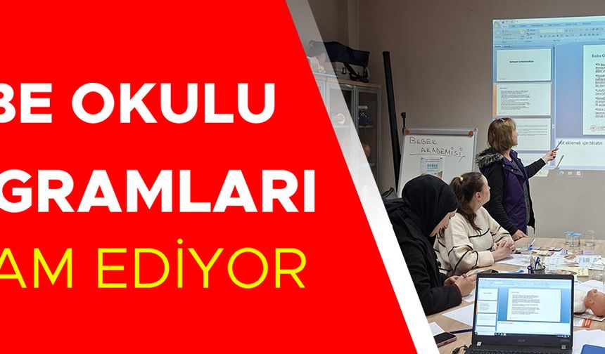 ANNEANNE, BABAANNE VE DEDELERE DE EĞİTİM VERİLİYOR