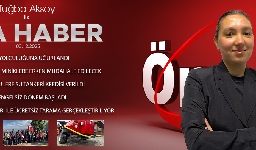 3 ARALIK 2025 ÖNCÜ ANA HABER