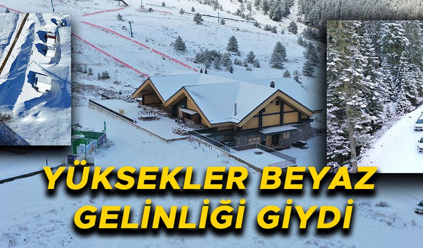 KAR KALINLIĞI 10 SANTİMETREYE ULAŞTI