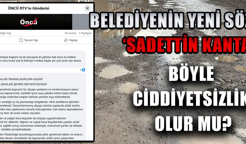 MİLLET YOLLARDAN DERT YANIYOR! AÇIKLAMA RESMİ MAKAMDAN DEĞİL ‘KANTAR’DAN GELİYOR