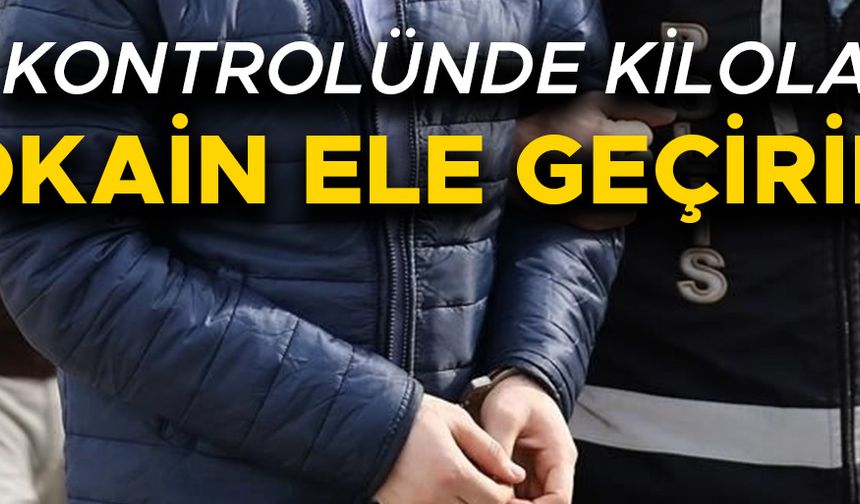 ARACA GİZLENMİŞ UYUŞTURUCUYU NARKOTİK KÖPEĞİ BULDU