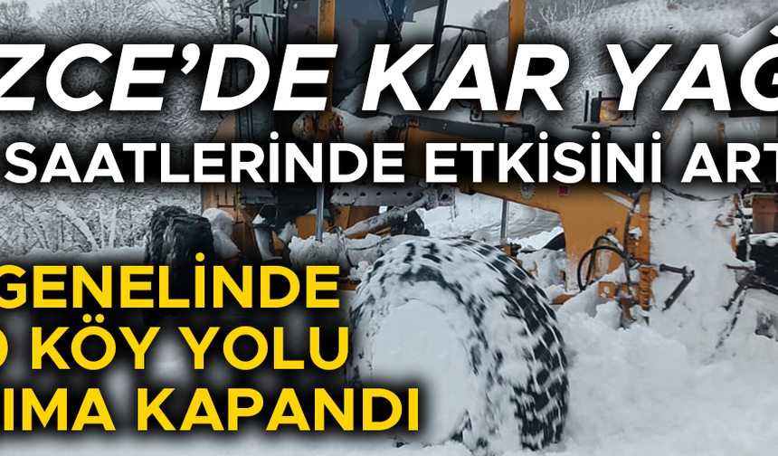 TÜM EKİPLER KARLA MÜCADELE İÇİN SEFERBER EDİLDİ