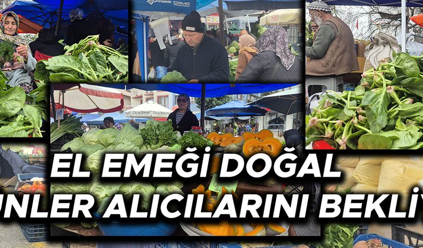 EL EMEĞİ DOĞAL ÜRÜNLER ALICILARINI BEKLİYOR