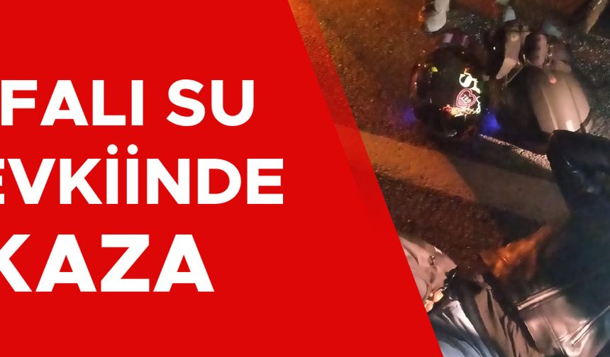 MOTOSİKLET SÜRÜCÜSÜ YARALANDI