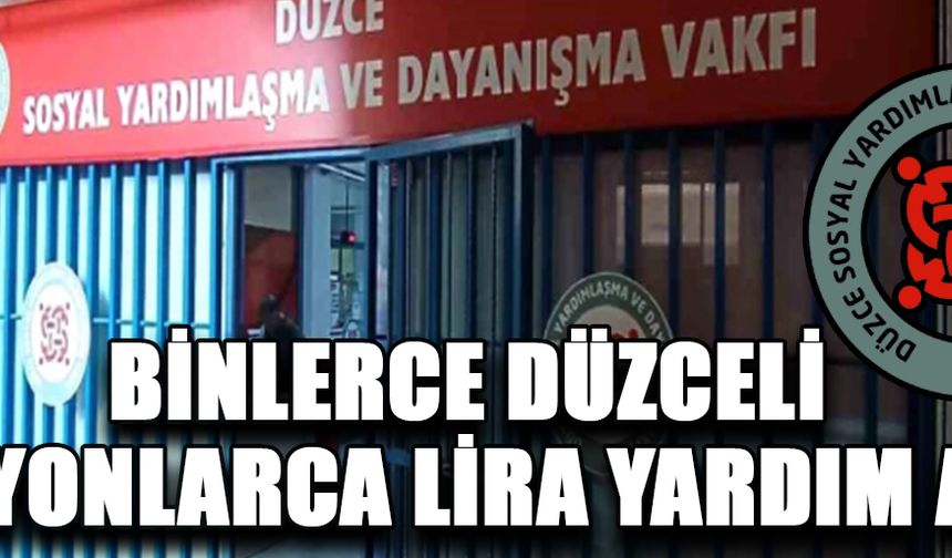 VAKIFTAN YARDIM YAĞDI